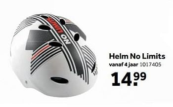 Aanbiedingen Helm no limits - Huismerk - Intertoys - Geldig van 25/09/2017 tot 10/12/2017 bij Intertoys