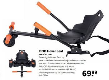 Aanbiedingen Ridd hover seat - Ridd - Geldig van 25/09/2017 tot 10/12/2017 bij Intertoys