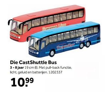 Aanbiedingen Die castshuttle bus - Huismerk - Intertoys - Geldig van 25/09/2017 tot 10/12/2017 bij Intertoys