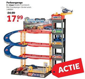 Aanbiedingen Parkeergarage - Huismerk - Intertoys - Geldig van 25/09/2017 tot 10/12/2017 bij Intertoys