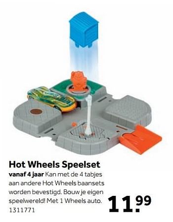 Aanbiedingen Hot wheels speelset - Hot Wheels - Geldig van 25/09/2017 tot 10/12/2017 bij Intertoys