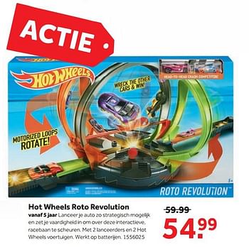 Aanbiedingen Hot wheels roto revolution - Hot Wheels - Geldig van 25/09/2017 tot 10/12/2017 bij Intertoys