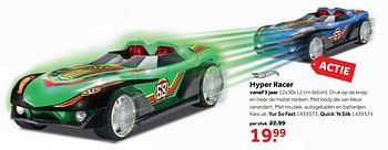 Aanbiedingen Hyper racer - Hot Wheels - Geldig van 25/09/2017 tot 10/12/2017 bij Intertoys