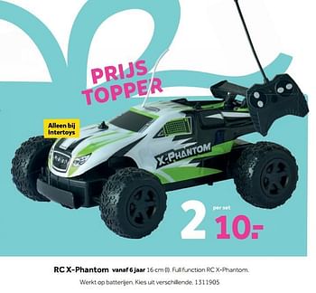 Aanbiedingen Rc x-phantom - Huismerk - Intertoys - Geldig van 25/09/2017 tot 10/12/2017 bij Intertoys