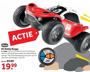 Aanbiedingen Rc bobby buggy - Chicco - Geldig van 25/09/2017 tot 10/12/2017 bij Intertoys