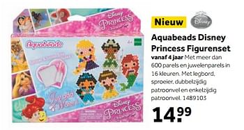 Aanbiedingen Aquabeads disney princess figurenset - Aquabeads - Geldig van 25/09/2017 tot 10/12/2017 bij Intertoys