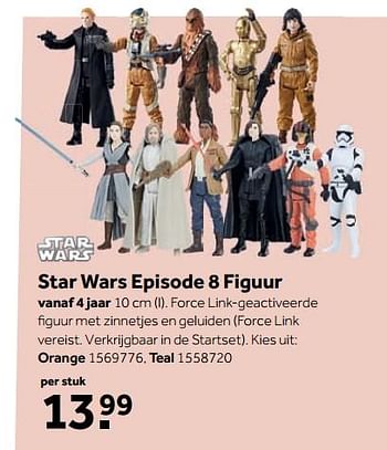 Aanbiedingen Star wars episode 8 figuur orange - Star Wars - Geldig van 25/09/2017 tot 10/12/2017 bij Intertoys