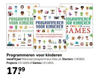 Aanbiedingen Programmeren voor kinderen starters - Huismerk - Intertoys - Geldig van 25/09/2017 tot 10/12/2017 bij Intertoys