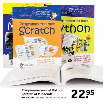 Aanbiedingen Programmeren met python, scratch of minecraft - Huismerk - Intertoys - Geldig van 25/09/2017 tot 10/12/2017 bij Intertoys