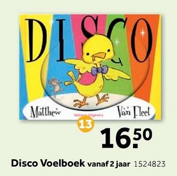 Aanbiedingen Disco voelboek - Huismerk - Intertoys - Geldig van 25/09/2017 tot 10/12/2017 bij Intertoys