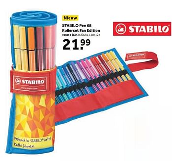 Aanbiedingen Stabilo pen 68 rollerset fan edition - Stabilo - Geldig van 25/09/2017 tot 10/12/2017 bij Intertoys