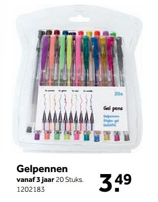 Aanbiedingen Gelpennen - Huismerk - Intertoys - Geldig van 25/09/2017 tot 10/12/2017 bij Intertoys