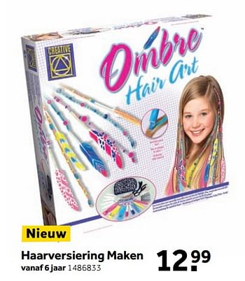 Aanbiedingen Haarversiering maken - Creative - Geldig van 25/09/2017 tot 10/12/2017 bij Intertoys