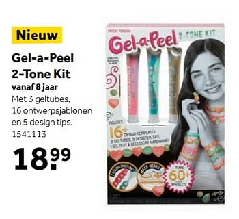 Aanbiedingen Gel-a-peel 2-tone kit - Gel-a-Peel - Geldig van 25/09/2017 tot 10/12/2017 bij Intertoys