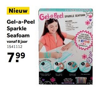 Aanbiedingen Gel-a-peel sparkle seafoam - Gel-a-Peel - Geldig van 25/09/2017 tot 10/12/2017 bij Intertoys