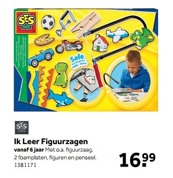 Aanbiedingen Ik leer figuurzagen - SES - Geldig van 25/09/2017 tot 10/12/2017 bij Intertoys