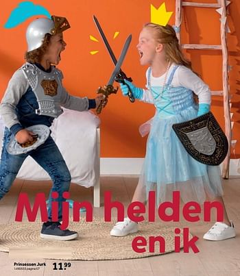 Aanbiedingen Prinsessen jurk - Huismerk - Intertoys - Geldig van 25/09/2017 tot 10/12/2017 bij Intertoys