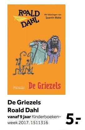 Aanbiedingen De griezels roald dahl - Huismerk - Intertoys - Geldig van 25/09/2017 tot 10/12/2017 bij Intertoys