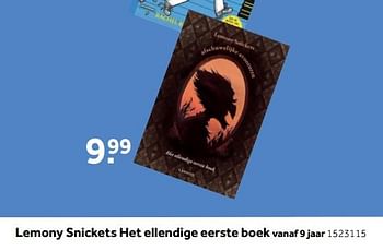 Aanbiedingen Lemony snickets het ellendige eerste boek - Huismerk - Intertoys - Geldig van 25/09/2017 tot 10/12/2017 bij Intertoys