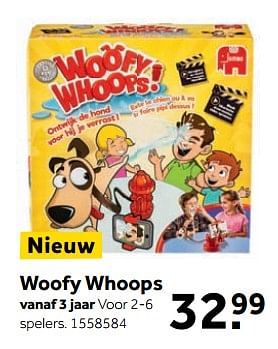 Aanbiedingen Woofy whoops - Jumbo - Geldig van 25/09/2017 tot 10/12/2017 bij Intertoys