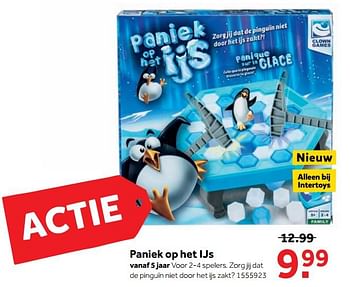 Aanbiedingen Paniek op het ijs - Clown Games - Geldig van 25/09/2017 tot 10/12/2017 bij Intertoys