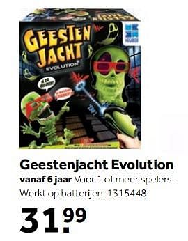 Aanbiedingen Geestenjacht evolution - Megableu - Geldig van 25/09/2017 tot 10/12/2017 bij Intertoys