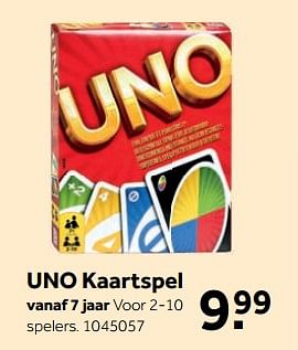 Aanbiedingen Uno kaartspel - Mattel - Geldig van 25/09/2017 tot 10/12/2017 bij Intertoys