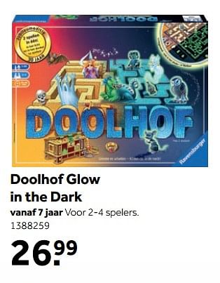 Aanbiedingen Doolhof glow in the dark - Ravensburger - Geldig van 25/09/2017 tot 10/12/2017 bij Intertoys