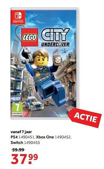 Aanbiedingen City undercover ps4 - Lego - Geldig van 25/09/2017 tot 10/12/2017 bij Intertoys