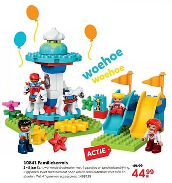 Aanbiedingen 10841 familiekermis - Lego - Geldig van 25/09/2017 tot 10/12/2017 bij Intertoys