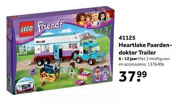 Aanbiedingen 41125 heartlake paardendokter trailer - Lego - Geldig van 25/09/2017 tot 10/12/2017 bij Intertoys