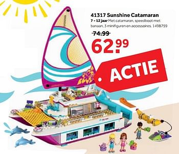 Aanbiedingen 41317 sunshine catamaran - Lego - Geldig van 25/09/2017 tot 10/12/2017 bij Intertoys