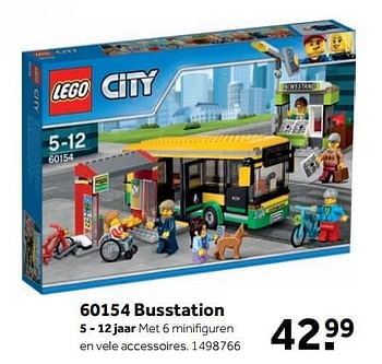 Aanbiedingen 60154 busstation - Lego - Geldig van 25/09/2017 tot 10/12/2017 bij Intertoys