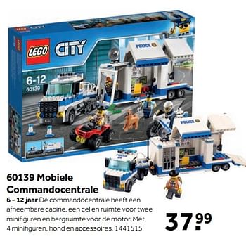 Aanbiedingen 60139 mobiele commandocentrale - Lego - Geldig van 25/09/2017 tot 10/12/2017 bij Intertoys
