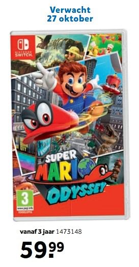Aanbiedingen Super mari odyssey - Nintendo - Geldig van 25/09/2017 tot 10/12/2017 bij Intertoys