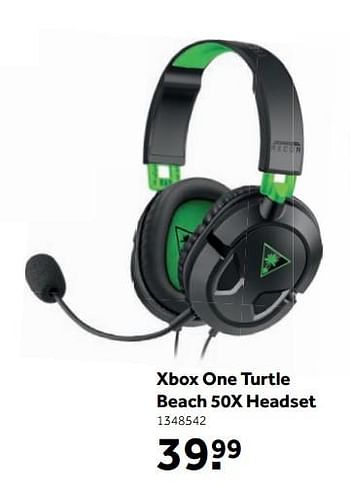 Aanbiedingen Xbox one turtle beach 50x headset - Turtle Beach - Geldig van 25/09/2017 tot 10/12/2017 bij Intertoys