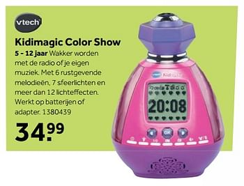 Aanbiedingen Kidimagic color show - Vtech - Geldig van 25/09/2017 tot 10/12/2017 bij Intertoys