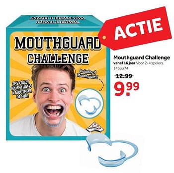 Aanbiedingen Mouthguard challenge - Identity Games - Geldig van 25/09/2017 tot 10/12/2017 bij Intertoys