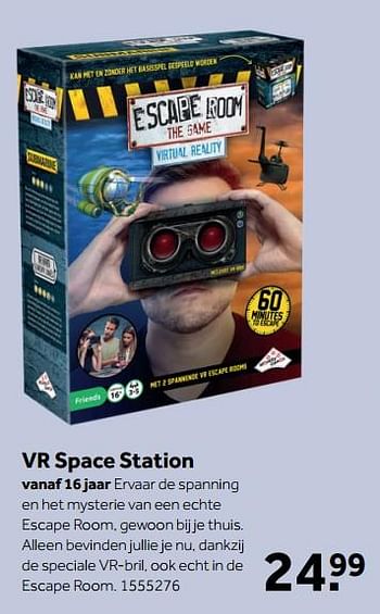 Aanbiedingen Vr space station - Identity Games - Geldig van 25/09/2017 tot 10/12/2017 bij Intertoys