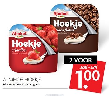 Aanbiedingen Almhof hoekje - Almhof - Geldig van 01/10/2017 tot 07/10/2017 bij Deka Markt