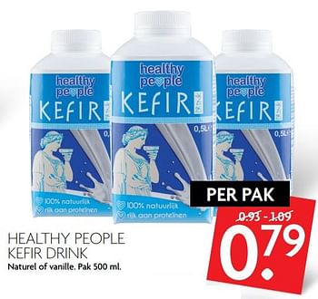 Aanbiedingen Healthy people kefir drink - Healthy People - Geldig van 01/10/2017 tot 07/10/2017 bij Deka Markt
