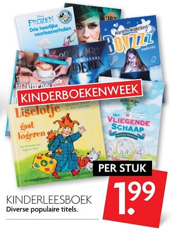 Aanbiedingen Kinderleesboek diverse populaire titels - Huismerk - Deka Markt - Geldig van 01/10/2017 tot 07/10/2017 bij Deka Markt