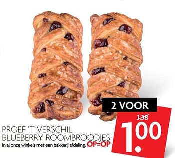 Aanbiedingen Proef `t verschil blueberry roombroodjes - Huismerk - Deka Markt - Geldig van 01/10/2017 tot 07/10/2017 bij Deka Markt