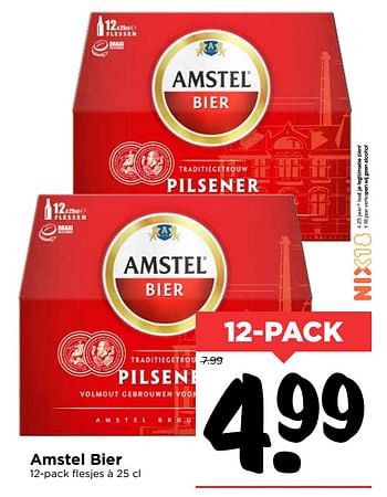 Aanbiedingen Amstel bier - Amstel - Geldig van 01/10/2017 tot 07/10/2017 bij Vomar