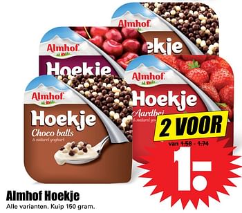 Aanbiedingen Almhof hoekje - Almhof - Geldig van 01/10/2017 tot 07/10/2017 bij Lekker Doen