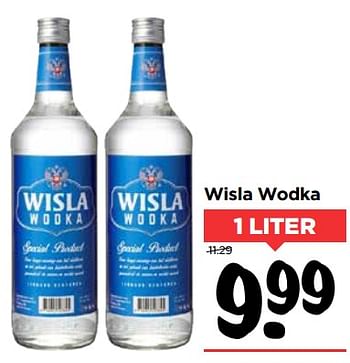 Aanbiedingen Wisla wodka - Wisla - Geldig van 01/10/2017 tot 07/10/2017 bij Vomar