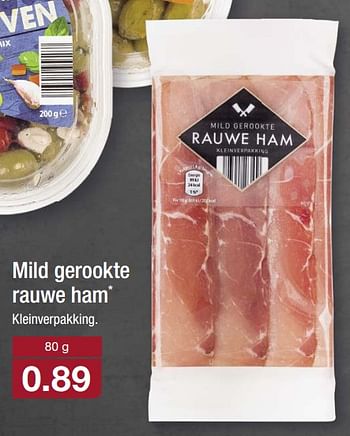 Aanbiedingen Mild gerookte rauwe ham - Huismerk - Aldi - Geldig van 02/10/2017 tot 08/10/2017 bij Aldi