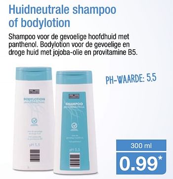 Aanbiedingen Huidneutrale shampoo of bodylotion - Biocura - Geldig van 02/10/2017 tot 08/10/2017 bij Aldi
