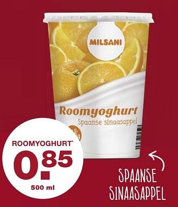 Aanbiedingen Roomyoghurt - Milsani - Geldig van 02/10/2017 tot 08/10/2017 bij Aldi