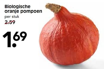 Aanbiedingen Biologische oranje pompoen - Huismerk - Em-té - Geldig van 01/10/2017 tot 07/10/2017 bij Em-té